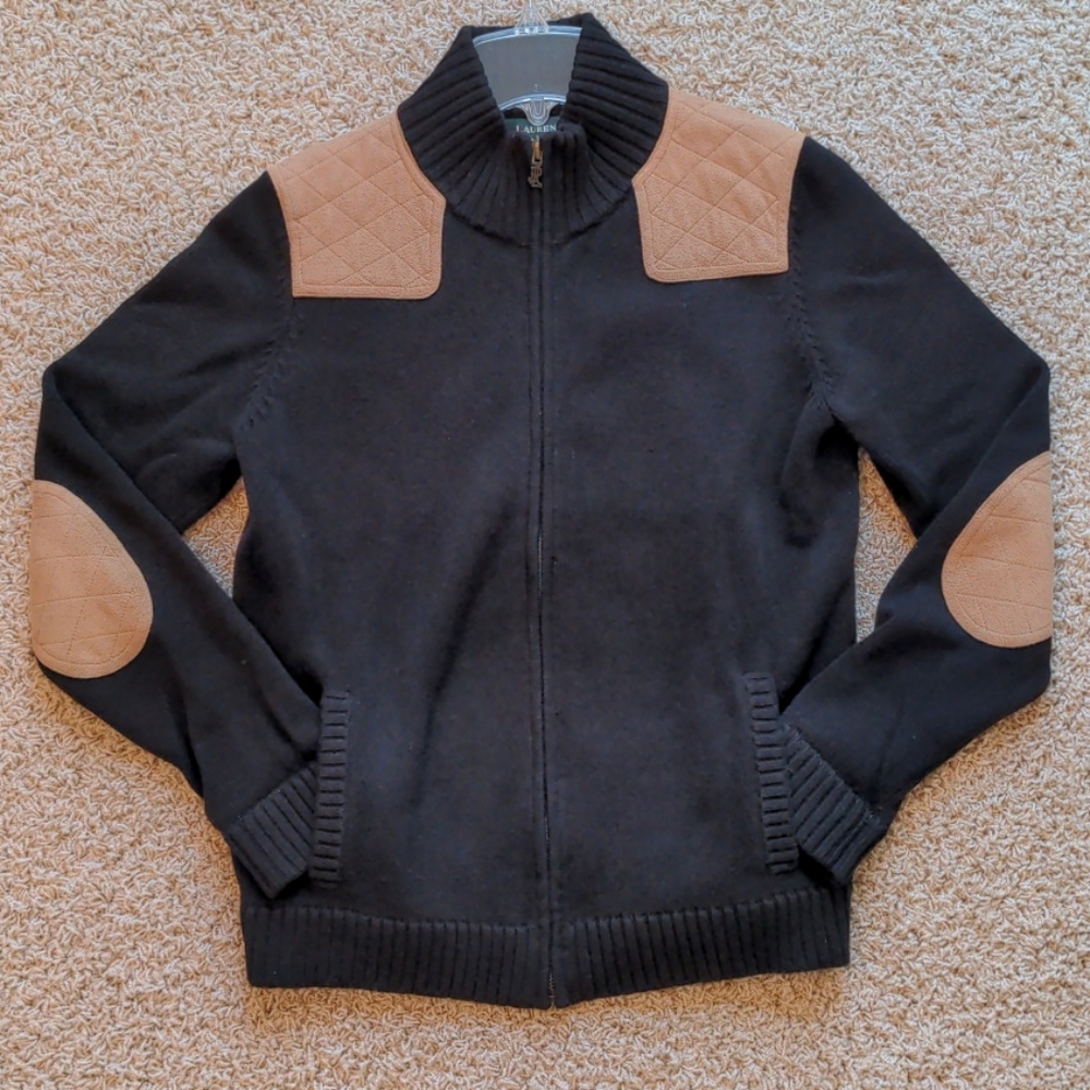 Lauren Ralph Lauren zip up sweater jacket